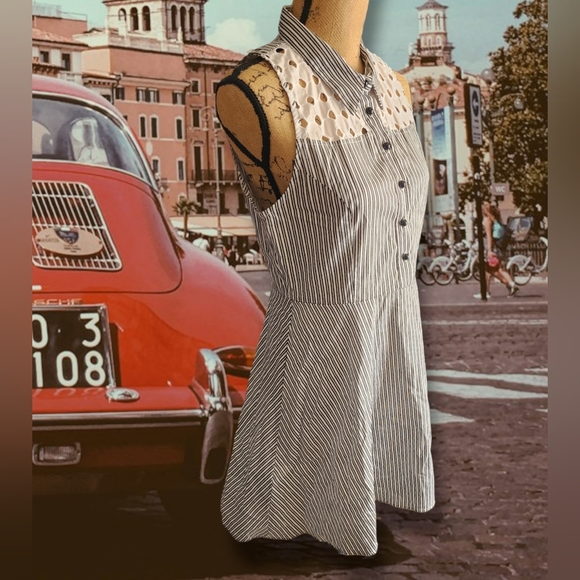 Smak Parlour Darling in Charge Shirt Dress. Size L. NWOT - Picture 6 of 12